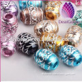 wholesale High quality oval metal aluminum 6x10mm beads
